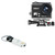 BoxWave Cable Compatible with Dragon Touch Vision 1 - Micro USB Keychain Charger, Key Ring Micro USB Cable - Jet Black