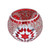 RUNROTOO 1pc Multicolor Candle Stick Mosaic Candle Holders Glass Candle Cups Mosaic Votive Holder Mosaic Glass Jars Glass Tealight Candle Holder Bowl Glass Tealight Candlestick Light Cup