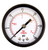 DuraChoice 2' Dial Utility Pressure Gauge for Air Compressor Water Oil Gas, 1/4' NPT Center Back Mount, Black Steel Case, 0-30 PSI
