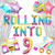JeVenis Rolling into 9 Birthday Decoration Rolling into 9 Balloons Skate Party Supplies 90s Party Balloons Roller Skating Party Decoration Throwback Hip Hop Retro Theme Decor