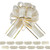 BeiLeiNiceHK 6 Inch 12 Pack Large Pull Bow Gift Wrapping bows, Ribbon Pull Bows for Wedding Gift Baskets, Party Gift Wrap Bows, Presents Decorating Bows to Wrap Box or Decoration (White)