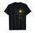 Golden Computer Chip CPU Core Heart Funny Computer Geek T-Shirt