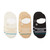 Stance Basic 3-Pack No Show Cream LG (US Men's Shoe 9-13)