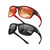 WFEANG Polarized Sports Sunglasses for Men Women Fishing Sunglasses Bulk Men Sunglasses Pack Polarized Sun Glasses UV Protection?1 black,1 pack red