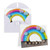 Kururi Greeting Cards Small Rainbow Thank You Cards With Envelopes Happy Birthday Card 4x6 Inch Minimalistic Design Thank You Notes For All Occasions Birthday Thank You Wedding