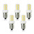 ZSSXOLED C7 E12 LED Bulbs Salt Lamp Light Bulb Replacement for 15W Himalayan Salt Lamps, Night Light Bulbs, Chandeliers, C7 LED Bulbs, 6000K 5 Pack