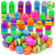 ZMCINER 36 PCS Fillable Easter Eggs Printed Plastic Easter Eggs Empty, Perfect for Easter Egg Hunt, Easter Basket Stuffers, Surprise Egg