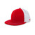 Pacific Headwear Standard D-Series Trucker Snapback Cap, Red/White/Red, One Size