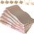 SIDAZON Cat Scratching Pads Cardboard Cat Scratchers for Indoor Cats Reversible Large Wide Corrugated with Catnip and Mini Toy(5pcs)