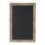 DesignOvation Beatrice Framed Magnetic Chalkboard, 18" x 27", Rustic Brown