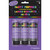 Amscan, Confetti Poppers, Party Supplies, Purple, 4" 3ct