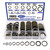 maierke 200PCS Automotive Self-Centered Bonded Seal Dowty Washer,10 Metric Sizes (M6 to M24) Bonded Seal Oil Washers Gasket Assortment Kit with Box,for Automotive, Bearings, Pumps, Replace M1-O-080