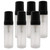 150ml Empty Foam Pump Bottle, 5oz Foaming Dispenser Soap Plastic Container for Facial Cleanser Shampoo Hand Soap (Clear Matte+Black)