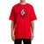 Volcom Men's Crisp Stone Short Sleeve Basic TEE, Red, Medium
