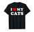 I Love My Cats, I Heart My Cats T-Shirt