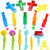 Oun Nana Playdough Tools, Playdough Accessories with Dough Extruders, Dough Scissors, Playdough Rollers and Cutters, 16 PCS Plastic Play Dough Tools Set for Kids(Random Color)