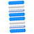 ERINGOGO 80 pcs blue balloons blue suit clear ballons blue decor clear balloons wedding balloons wedding decoration balloons blue Party Decor Balloons Shining Balloons emulsion confetti
