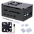 GeeekPi Raspberry Pi 4 Case, Raspberry Pi 4 Aluminum Case with Fan, Raspberry Pi 4 Heatsink for Raspberry Pi 4 Model B, High Case Supports POE Hat