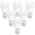 Gina.W Dimmable Light Bulbs, 60W Equivalent 3000K Warm White, E26 Base, 10W 800 Lumens A19 LED Light Bulbs, ETL Listed,6 Packs
