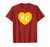 Red Kansas City Heart Kc Heart Love KC Initials Red + Yellow T-Shirt