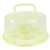 SWOOMEY 1Pc Box portable cake box locking cake carrier Cupcake Container cupcakes containers muffin dome container cake serving tray lid cupcake carrying case pp shelf travel transport