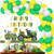 Lawnmower Birthday Party Decorations, Lawn Mower Birthday Backdrop Tractor Balloon Garland Arch Kit for Farm Farmyard Party Supplies