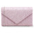 Dasein Women Glitter Evening Bags Formal Clutches Wedding Purses Party Dressy Clutch Purse Cocktail Prom Handbags (Pink)