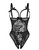 Avidlove Lingerie for Women Sexy Teddy One-Piece Lace Babydoll Bodysuit Nightie Black XX-Large