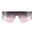 FEISEDY Oversized Flat Top Futuristic Wrap Sunglasses One Piece Goggles for Women Men Fashion Shades B4054