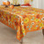 Thanksgiving Tablecloth, Fall Tablecloth With Floral Orange Tablecloth, Waterproof Fabric Wrinkle Free Thanksgiving Table Cloths For Fall Decor, Fall Tablecloth For Rectangle Tables 60 X 120 Inch