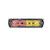 Abrams Flex Series (Amber/Red) 18W - 6 LED Emergency Vehicle Truck LED Grille Light Head Surface Mount Strobe Warning Light