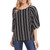 Karen Kane Women's Modern Sleeve TOP, Black, Extra Small