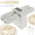 Electric Dumpling Maker, Household Non-Slip Double Head Dumpling Machine, 2 Modes Dumpling Maker Press Silent Automatic Mould with Small Brush (2 Modes)
