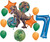 Jurassic Dinosaur 7th Birthday Party Supplies Balloon Bouquet Decorations
