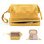 Cosmetic Travel Bag, Double Layer Cosmetic Bag, Large Makeup Bag, Travel Makeup Bag, Makeup Organizer Bag, Leather Cosmetic Bag, Waterproof Toiletry Bag for Women Girls (Yellow) Cosmetic Travel Bag, Double Layer Cosmetic Bag, Large Makeup Bag, Travel Makeup Bag, Makeup Organizer Bag, Leather Cosmetic Bag, Waterproof Toiletry Bag for Women Girls (Yellow)