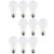Sunlite 41260-SU LED A19 Light Bulbs, 9 Watts (60W Equivalent), 800 Lumens, Medium Base (E26), Non-Dimmable, Frost, UL Listed, 6500K Daylight, 9 Count