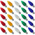 25PACK Multicolor C9 LED Christmas Lights Replacement Bulbs?Shatterproof & Waterproof Plastic C9 Led Bulbs for Outdoor String Lights, E17 Base, 0.6W Equivalent to 7W, 50LM Holiday Decoration