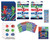 Unique PJ Masks Birthday Party Supplies Favor Bundle Pack includes 8 Plastic Loot Bags, 8 Bracelets, 24 Tattoos, 9 Sticker Sheets, 1 Dinosaur Sticker Sheet