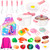 Kids Play Kitchen Accessories Set, Pretend Play Cooking Toys Set, Kitchen Toys Playset for Toddlers, Toy Pots and Pans for Kids Kitchen with Fake Play Food Cookware Utensils Dishes, Girls Boys Gift