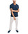 Nautica Men's J-Class Logo V-Neck T-Shirt, Navy, XX-Large