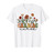 Boho Groovy Flower Cardiology Heart Healthcare Cardiac Nurse T-Shirt