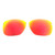 Walleva Replacement Lenses for Oakley Tailhook Sunglasses - Multiple Options Available (Fire Red Mirror Coated - Polarized)