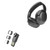 BoxWave Cable Compatible with JBL Tour One - MagnetoSync Mini Adapter, Magnet Charging Cable USB Type-C Micro USB - Jet Black