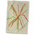 3dRose Image of Modern Painting of Red and Green Lines - Towels (twl-355217-1)