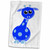 3dRose Florene Childrens Art II - Cute Blue Giraffe - Towels (twl-80257-1)