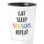Bubble Hugs Pride Month Shot Glass 1.5oz - Eat Sleep Scissors - Gay Anniversary LGBTQ Lesbian Wedding Gay Marriage Love Wifey