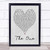 The One Grey Heart Song Lyric Art Music Quote Gift Poster Print