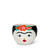 Abbott Collection 27-FRIDA-256 Lady with Flowers Low Planter, 1 EA, Ivory/Black