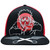 Concept One Naruto Baseball Hat, Jutsu Daggers Design Adult Snapback Cap with Flat Brim, Red/Black, One Size