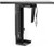 VIVO Black Adjustable Under-Desk Slider PC Mount | Computer Case Holder with Pullout Slide Track and 360° Swivel (MOUNT-PC01D)